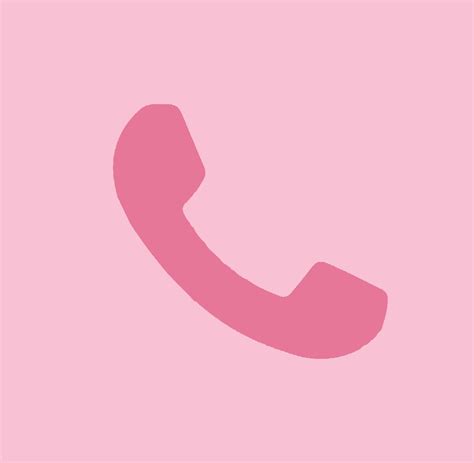 🎀call Pink Icon🎀 App Icon App Icon Design Ios App Icon Design