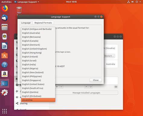 Comment changer la langue du système sur Ubuntu 18 04 Bionic Beaver