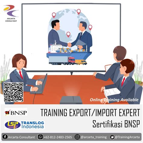 TRAINING EXPORT IMPORT EXPERT SERTIFIKASI BNSP Informasi Training