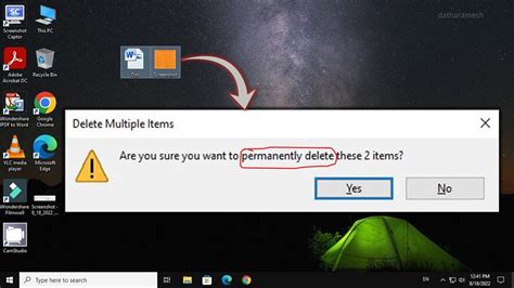 Shortcut Key To Delete Files Permanently In Windows Youtube