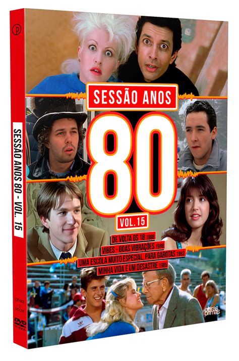 SESSÃO ANOS 80 VOL 15 DIGIPAK 2 DVDS Obras Primas do Cinema