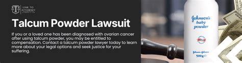 Talcum Powder Lawsuit - Link To Attorney