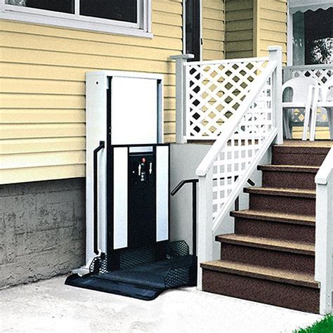 Freedom Inch Wheelchair Porch Lift For Home Straight Left