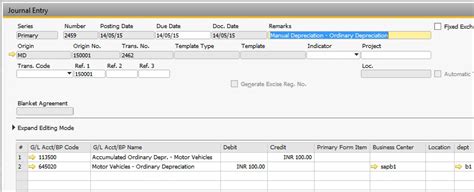 Fixed Assets In Sap Business One Sap Community