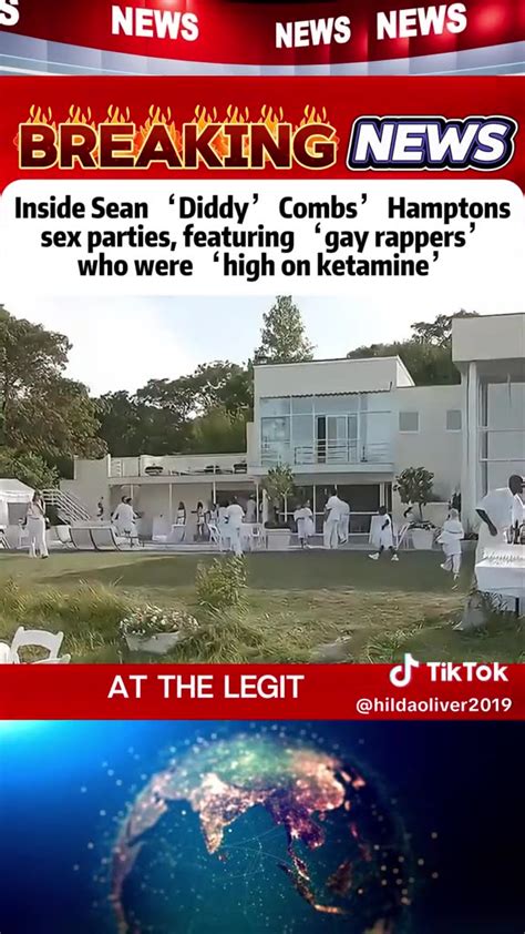 Inside Sean Diddy Hamptons Sex Parties Featuring Gay Rappers Who Were High On Ketamine