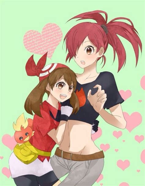 Pokemon Flannery And Flame Cumception