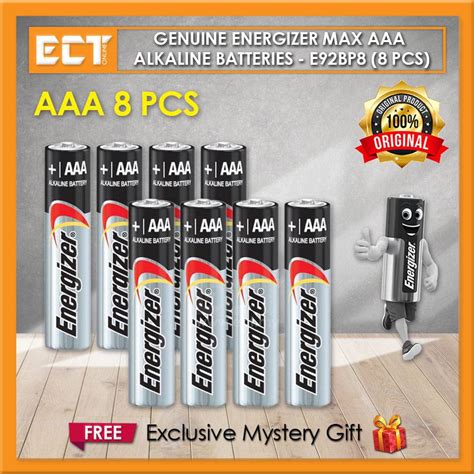 Genuine Energizer Max Aa Aaa V Alkaline Battery