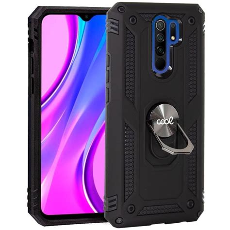 Cool Funda Hard Negra Con Anilla Para Xiaomi Redmi Pccomponentes