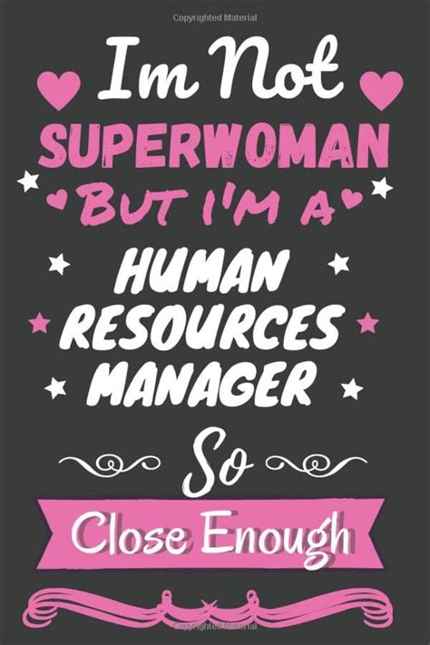 Im Not Superwoman But Im A Human Resource Manager Journal 6x9 120