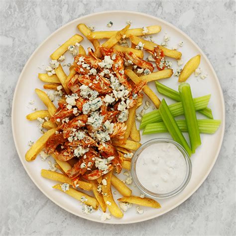 Loaded Buffalo Chicken Cheese Fries