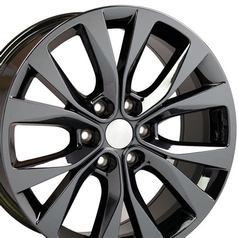 20" Fits Ford® - F-150® Wheels - PVD Black Chrome 20x8.5 SET