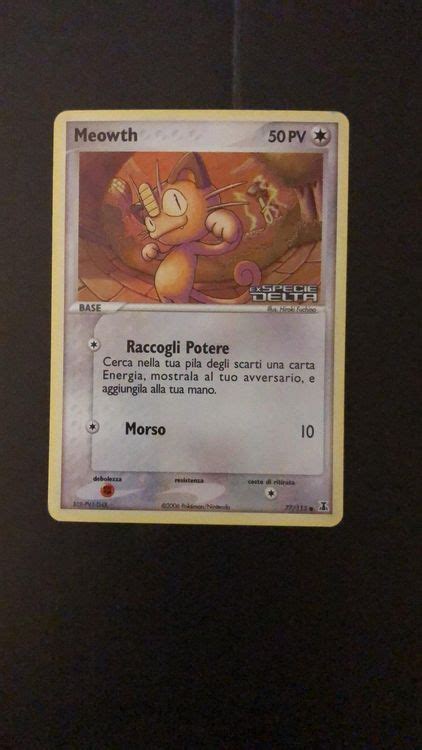 Meowth Ex Delta Species Holo Kaufen Auf Ricardo