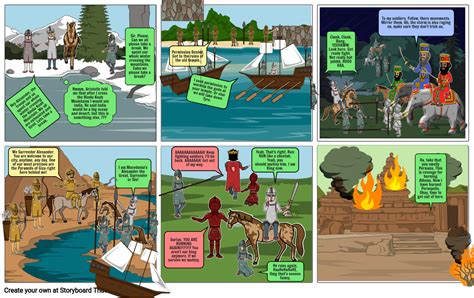 Alexander the Great COnquest Storyboard by c865c52c