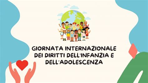 Giornata Internazionale Dei Diritti Dellinfanzia E Delladolescenza