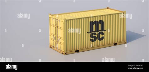 Container Of One Of The Five Largest Container Shipping Companies