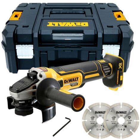 Dewalt Dcg Nt V Xr Brushless Cordless Mm Angle Grinder