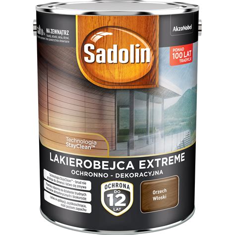 Lakierobejca Extrem L Orzech W Oski Sadolin Akzo Nobel Lakierobejce