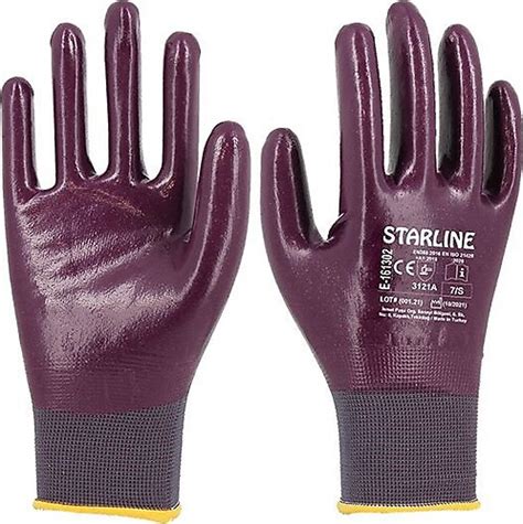 Starline E-161302 Nitril İş Eldiveni Fiyatları, Özellikleri ve ...