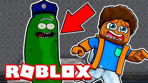 Roblox ESCAPE OFFICER PICKLE RICK BANK OBBY YouTube