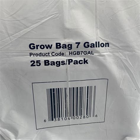 Gro Pro Grow Bags 7 Gal 25 Pk Edenz Hydro