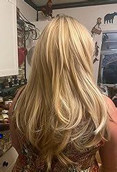 Amazon AUTYBEI Blonde Wig With Bangs For Women Heat Resistant 23 Inch Layered Synthetic