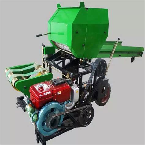 Automatic Small Fodder Rice Straw Wheat Straw Round Hay Baler Packing