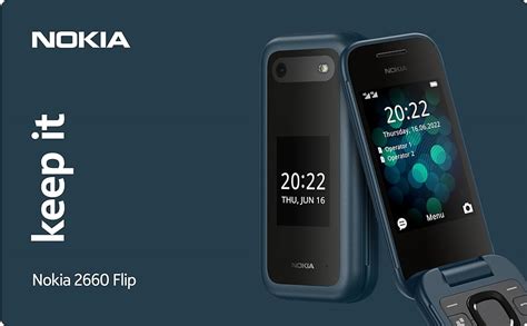 Nokia 2660 Flip Feature Phone With 2 8 Display 4G Connectivity