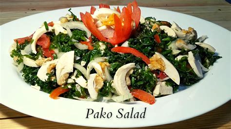 Pako Salad Pako Salad Recipe Fern Salad Paano Gumawa Ng Pako