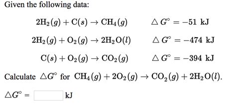 Solved Given The Following Data 2h2 G O2 G C S