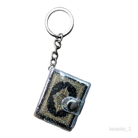 Mini Coran Vrai Papier Porte Cl S Musulman Religieux Porte Cl S Porte