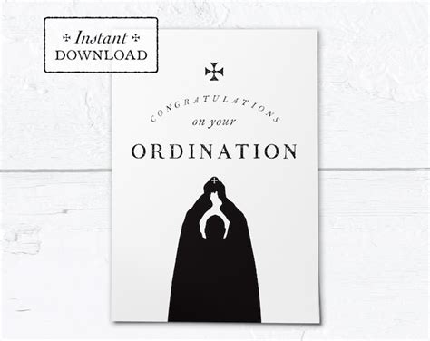 Holy Orders Ordination Catholic Paper Goods