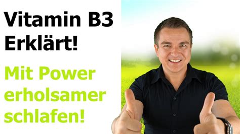 Vitamin B3 Mangel Und Wirkung Von Niacin Youtube