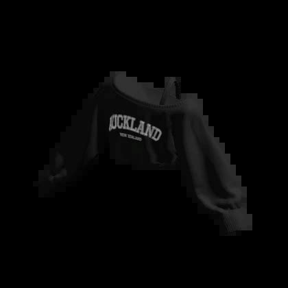 Auckland Off Shoulder Oversized Sweater Cropped Roblox Item Rolimon S