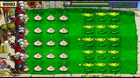 Plants Vs Zombies Epic Hack Split Pea Vs Garlic Vs Minner Zombies