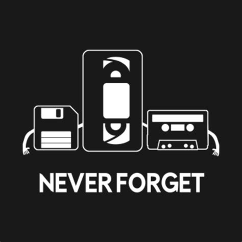 Never Forget Floppy Disk Vhs Cassette Tape Never Forget Onesie Teepublic