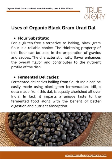 PPT Organic Black Gram Urad Dal Health Benefits Uses Side Effects