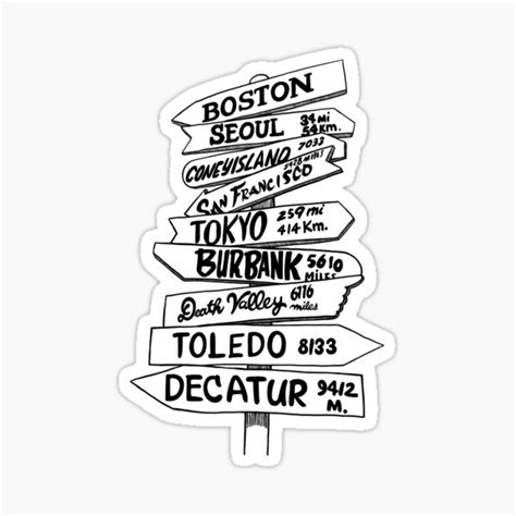 Mash 4077 Road Signs Sticker For Sale By Ursasundries Redbubble