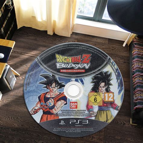 Dragon Ball Z Budokai HD Collection 2012 Disc Round Rug Carpet