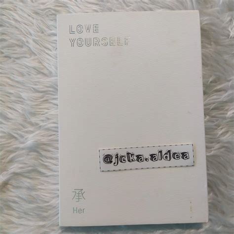 Unsealed Bts Love Yourself Her V Version W Rm Pc Hobbies Toys