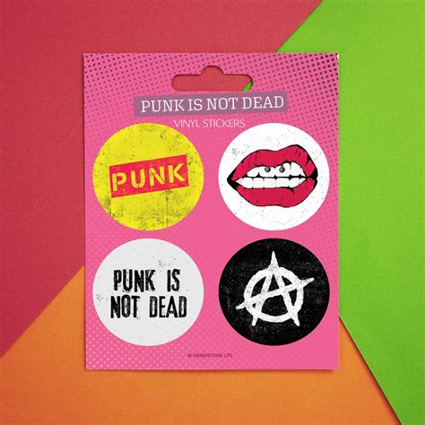 Punk Is Not Dead Vinyl Sticker Set Etsy