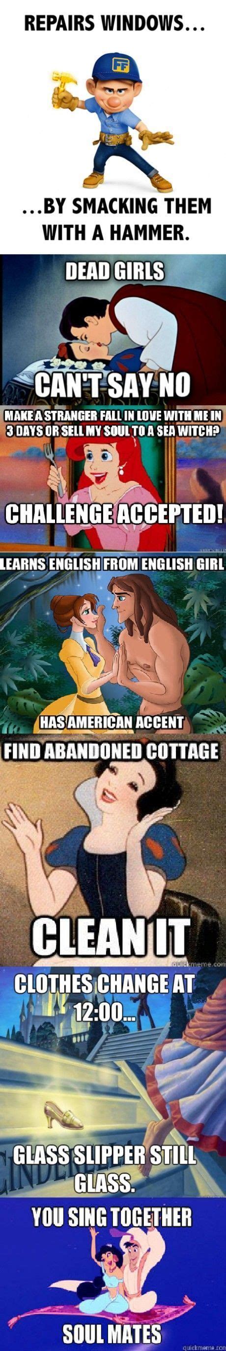 Disney Logic Funny Disney Memes Disney Funny Funny Disney Jokes