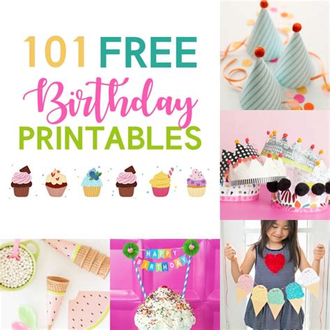 101 Free Birthday Printable Cards for Everyone | The Dating Divas