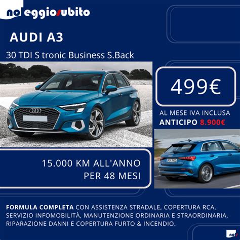 Audi A Iva Compresa Pronta Consegna Noleggiosubito It