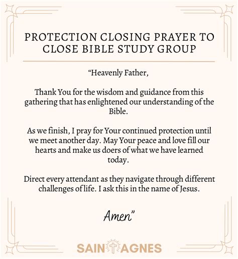 7 Sample Closing Prayers For Bible Study With Images