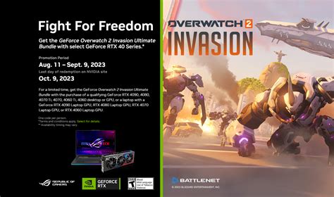 Fight For Freedom Get The Geforce Overwatch 2 Invasion Ultimate Bundle With Select Geforce Rtx