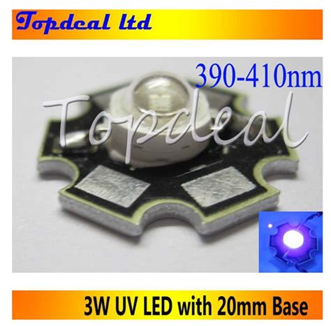 Buy Buyme 50Pcs Lot 3W Uv Led Ultra Voilet Led High Power Led Lamp