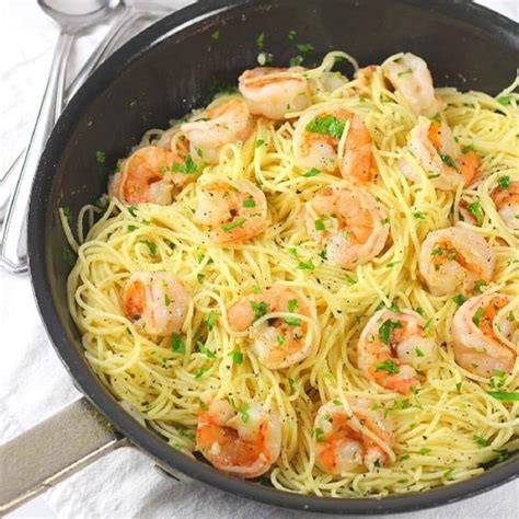 Shrimp Scampi With Angel Hair Pasta • Now Cook This