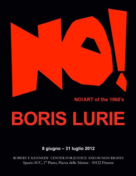 Publication Boris Lurie NO Art Of The 1960s Robert F Kennedy