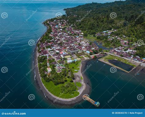 View of Tehoru in Seram Island, Central Maluku Stock Photo - Image of ocean, landscape: 283830278