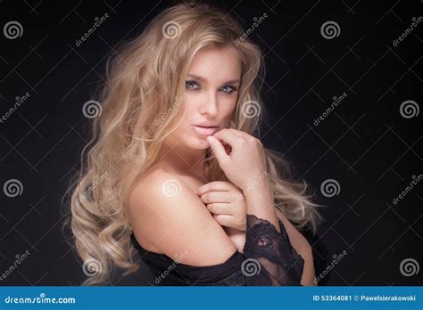 Beauty Photo Of Blonde Woman Stock Image Image Of Cute Fashion
